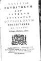Giovanni Lami, Deliciae eruditorum seu veterum ανεκδότων opusculorum collectanea, Florentiae, MDCCXXXVI. [=1736], ΦΣΑ 2996