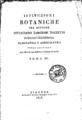 Targioni-Tozzetti, Ottaviano,1733-1829.Istituzioni botaniche /del dottore Ottaviano Targioni Tozzetti ...3. ed.Firenze :Guglielmo Piatti,1813.