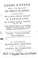 Etienne Bonnot de Condillac, Cours d'Etude pour l'Instruction du Prince de Parme, Τ.3, A Geneve, 1789, ΦΣΑ 3034-3047
