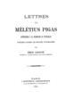 Bibliotheque grecque vulgaire /publiee par Emile Legrand. Paris :Maisonneuve et Cie, 1902.
