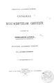 "C. Litzica, Catalogul manuscriptelor grecesti, Bουκουρέστι 1909, vi+565 σελ. "