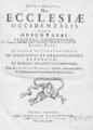Leonis Allatii, De ecclesiae occidentalis atque orientalis perpetua consensione, libri tres... /Allacci, Leone, Coloniae Agrippinae: Apud Jodocum Kalcovium, 1648.