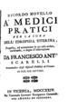 Francesco Ant. Scarelli, Ricordo Novello A' Medici Pratici per la Cura dell' Idropisia Uterina..., In Vicenza, MDCCXXIV.[=1724], ΦΣΑ 2357 Δ'