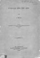 "H Ελλάς προ του 1821 υπό Δ. Βικέλα Απόσπασμα ""εκ του Η' τόμου του β' τεύχους του περιοδικού Παρνασσού Εν Αθήναις :Eκ του Tυπογραφείου Παρνασσού, 1884."