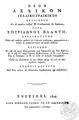 Νέον λεξικόν Ιταλικο-Γραικικόν :ερανισθέν εκ του μεγάλου Λεξικού των Ακαδημαϊκών της Κρούσκας, /παρά Σπυρίδωνος Βλαντή,1806.ΧΤΔ 168035