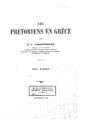 Κομποθέκρας, Ξενοκράτης Σ., 1857-
Les Prétoriens en Grèce par X. S. Combothecra ... Geneve Impr. A. Kundig, 1925.