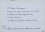 Η Γκαλερί Τ. Ζουμπουλάκη προσκαλεί τον κύριο και την κυρία Α. Ξύδη στα εγκαίνια της έκθεσης ζωγραφικής  ζωγραφικής του Γιάννη Μόραλη την Πέμπτη 3 Νοεμβρίου 1983 στις 7.30 μ.μ.