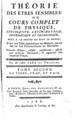 Para du Phanjas, Theorie des etres sensibles: ou Cours complet de Physique, speculative, experimentale, systematique et geometrique,Τ.2, Paris, 1788, ΦΣΑ 3098-3101
