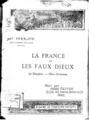 Adolphe Louis Albert Perraud, La France et les faux dieux,  Paris,  [1891], ΦΣΑ 189
