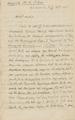 Ιωάννης Βελούδης, Επιστολή του Ιωάννη Βελούδη προς τον Μανουήλ Γεδεών. Βενετία: (χ.τ.), [χειρόγρ.], 1885 Ιούλιος 9.