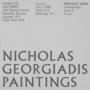 Nicholas Georgiadis Paintings :9 Ιουνίου-3 Ιουλίου 1965 [πρόσκληση]