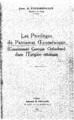 Cons. G. Papadopoulos, Les privileges du Patriarcat Ecumenique (communaute grecque orthodoxe) dans l' Empire Ottoman. Paris: Librairie R. Guillon, 1924.