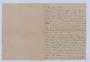 Επιστολή Γιάννη Βλαχογιάννη προς τους γονείς του, Αθήνα  2-10-1891.