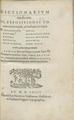 Dictionarium medicum, vel, Expositiones vocum medicinaliu.[Geneva] :Excudebat Henricus Stephanus,1564. ΠΠΚ 122408