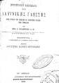 Heinrich Nicolaus Ulrichs, Στοιχειώδη μαθήματα της λατινικής γλώσσης, Εν Αθήναις, 1888, ΦΣΑ 2853