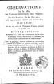 Antoine Portal, Observations Sur les effets des Vapeurs mephitiques dans l'Homme…, A Paris, MDCCLXXXVII. [=1787], ΦΣΑ 2368