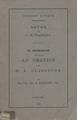 Λόγος εις Γ. Ε. Γλάστωνα : In Memoriam. An Oration on W. E. Gladstone. /Αντωνίου Παράσχη, Αρχιμανδρίτου ; By the very Rev. A. Paraschis, D. D. /London : [χ.ε.],1898.