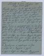 Επιστολή της Βασιλικής Οδ. Βλαχογιάννη προς τον Γιάννη Βλαχογιάννη, Ναύπακτος 27-11-1909