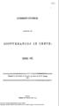 Correspondence respecting the Disturbances in Crete :Presented to both houses of Parliament by command of Her Majesty, V1: Correspondence respecting the Disturbances in Crete 1866-67, London :Harrison and Sons,1866