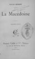 Berard, Victor,1864-1931La Macedoine /Victor Berard.2. ed.Paris :Armand Colin et cie,1900.ΑΡΒ 270