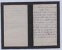 Επιστολή με πένθιμο πλαίσιο των Βασιλικής και Αγγελικής Οδ. Βλαχογιάννη προς τον Γιάννη Βλαχογιάννη, Ναύπακτος, 16-1-1911