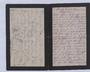 Επιστολή με πένθιμο πλαίσιο των Βασιλικής και Αγγελικής Οδ. Βλαχογιάννη προς τον Γιάννη Βλαχογιάννη, Ναύπακτος, 13-2-1911
