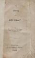 Τα Άτοπα του Θεϊσμού, Εν Σμύρνη : Εκ της Τυπογραφίας Γ. Γριφφίττου,1841.