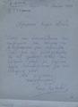 Επιστολή της Τζολάκης Ρένας : Παρίσι, στον Αλέξανδρο Ξύδη [χ.τ.][χειρόγραφο]1983 Μάιος 31.