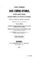 "Choiseul-Gouffier, Marie-Gabriel-Auguste-Florent,Comte de, Voyage pittoresque dans l'empire ottoman en Gr'ece, dans la Troade, les iles de l'Archipel et sur les cotes de l'Asie Mineure /par M. le Comte de Choisseul Gouffier.3me 'edition.Paris :J._P. Aillaud,1842.4 vols ;DR42.C465 1842"