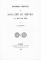 Monnaies inedites du Royaume de Chypre au Moyen Age /ar P. Lambros.Athènes :Imprimerie du Journal des débats,1876.
