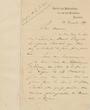 J. van den (Joseph van den) Gheyn, Επιστολή του van den Gheyn προς τον Μανουήλ Γεδεών. Βρυξέλλες: (χ.τ.), [χειρόγρ.], 1896 Δεκέμβριος 10.