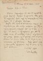 Ευθύμιος Καστόρχης, Επιστολή του Ευθυμίου Καστόρχη προς τον Μανουήλ Γεδεών. Αθήνα: (χ.τ.), [χειρόγρ.], 1885 Ιούλιος 18.