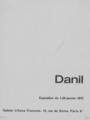 Danil Exposition du 7-28 Janvier 1975.