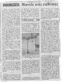 Ηλιοπούλου-Ρογκάν, Ντόρα.Ματιές στις εκθέσεις /της Ντόρας Ηλιοπούλου-Ρογκάν,Καθημερινή(14-5-1982). 