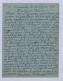 Επιστολή της Αναστασίας Οδ. Βλαχογιάννη στον Γιάννη Βλαχογιάννη, Ναύπακτος 23 Ιουλίου 1909.