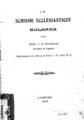 Le schisme ecclesiastique bulgare[reproduction] /par Dem. J.D. Drossos.Athenes :[s.n.],1919.