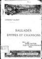 Clement Marot, Ballades epitres et chancons, Paris, [1891], ΦΣΑ 185