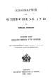Bursian, Conrad, Geographie von Griechenland, Leipzig :B. G. Teubner,1862-1872.,
