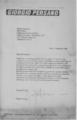 Επιστολή του Giorgio Persano : [Τορίνο], προς τον Σταύρο Ξαρχάκο, καλλιτεχνικό διευθυντή της Καλλιτεχνικής Διεύθυνσης του Οργανισμού "Θεσσαλονίκη Πολιτιστική Πρωτεύουσα της Ευρώπης 1997"[δάκτ.]1995 Σεπτέμβριος 5.