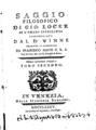 John Locke, Saggio filosofico ,Τ.2, In Venezia, 1785, ΦΣΑ 3055-3056