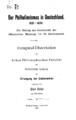 Der Philhellenismus in Deutschland (1821-1829) : Ein Beitrag zur Geschichte der öffentlichen Meinung im 19. Jahrhundert / Curt Erler. Lucka S.-A.: Reinhold Berger, 1906.