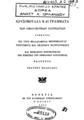 Χρυσόβουλλα και γράμματα των Οικουμενικών Πατριαρχών ανήκοντα εις τους Φιλαδελφείας Μητροπολίτας υπερτίμους και εξάρχους πατριαρχικούς προέδρους πνευματικούς της Ενετίηση των Ορθοδόξων κοινοτήτος /εκδόντος Ιωάννου Βελούδου.Βενετία :Τυπ. του Αγίου Γεωργίου,1873.