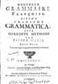 Pieter  Marin, Nouvelle grammaire francoise,  t'Amsterdam, In't Jaar M.D.C.C.XVIII. [=1718], ΦΣΑ 2976