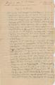 Σοφοκλής Κ. Οικονόμος, Επιστολή του Σοφοκλή Κ. Οικονόμου προς τον Μανουήλ Γεδεών.Αθήνα: (χ.τ.), [χειρόγρ.], 1870 Ιούλιος 1.
