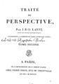 J. B. O. Lavit, Traite de Perspective, T.2,  A Paris, 1804, ΦΣΑ 3088-3089